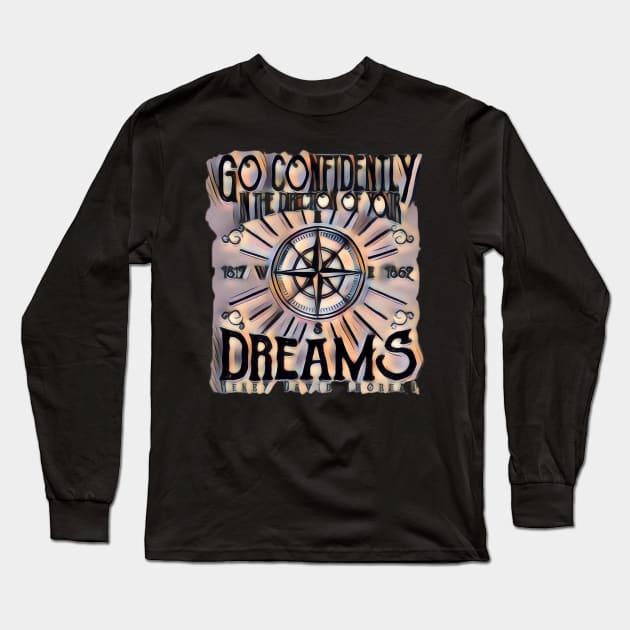 Go Confidently Long Sleeve T-Shirt by Lees Tees